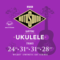 RotoSound Ukulele strings Nylgut Set of baritone ukulele RS85B