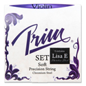 Prim Violin strings stainless steel Set with Lisa E Soft