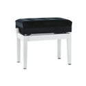 GEWA Piano Bench Deluxe Compartment White matte