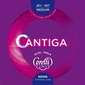Corelli Viola strings Cantiga medium 930MS