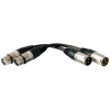 RockCable, XLR(F)-XLR(M) 20cm