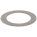 Washer 12mm shiny steel 0,2mm