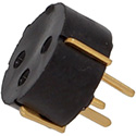 Transistor socket, gold plated