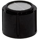 Rean knob blk/silver