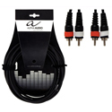 Alpha Audio Twin cable 2RCA-2RCA-3m