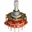 Rotary Switch, 1 level, 1x2x6