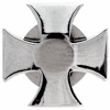 Grover Iron Cross Button, chrome