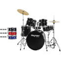 5-Piece Fusion Drum Kit HM-350-BK