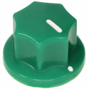 Eagle knob 19mm green