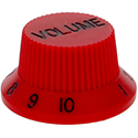 Guitar knob VOL-RED