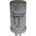 CE Mfg. 40x40x40x40uF, 350V