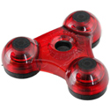 Aubert endpin holder, red CPH-VIVA-RD