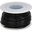 Wire, 0,25mm Pre-bond, black, 15m