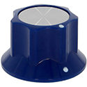 Fluted knob FLUTEY Dark Blue