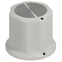 Synth knob Synthie-4 White