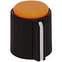 Cap Knob Cappy Orange