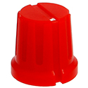 Ribbed knob Ribby-16-Red