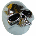 Skull Knob Skully CHR-BLK