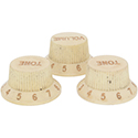 QPX-Aged Strat style knob set