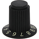 Fluted Knob MESA-22-D-Black