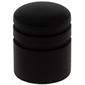 Wood knob Dome-2-Ebony