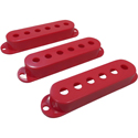 Strat Pickup Cover Set Red