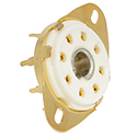 Tube Socket Octal PC8-GOLD