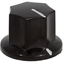 Artufo knob 24mm Black