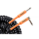 Ortega Coiled Cable 9M/30Ft ORCCI-30BK