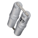 Latin Percussion Shaker Ganza Aluminum, Double
