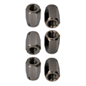 Latin Percussion Tension hooks & tuning screw accessories Tuning nut Super Nuts 3/8 inch Brushed Nickel