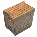 Latin Percussion Bongo Comfort Curve middle block 7 inch & 8 1/2 inch North American Ash