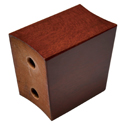 Latin Percussion Bongo Comfort Curve middle block 7 inch & 8 1/2 inch Durian Wood