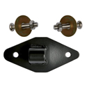 Latin Percussion Side plate Conga Rhombus - CP636 CP640 - Santana WBS220 Fiberglass black, powder coating