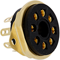 Tube Socket Octal TS8-BKRL-GOLD