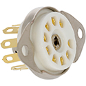 Tube socket Noval CSL-REV-GOLD