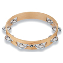 Latin Percussion Tambourine Pro 10in Single Row Tambourine aluminum