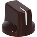 Dark Red pointer knob PSH