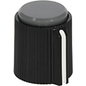 Cap Knob Cappy Dark Grey