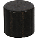 Wood knob DLX-Ebony