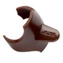 Aulos Recorder thumb rest soprano Brown