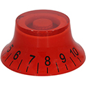 Hat knob Hatty-Red-Black