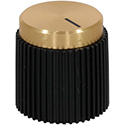 Royal knob Hannover Black-Gold