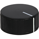 Black ABS Knob 33mm