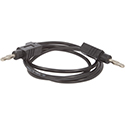 PVC measuring cable black