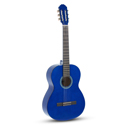 PURE GEWA Classical Guitar Basic 4/4 transparent blue