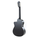 PURE GEWA Electric acoustic classical guitar basic E-acoustics, black