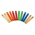 NINO Percussion Claves, Set Of 6 Pairs Nino