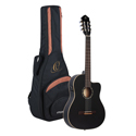 Ortega Nylon 6-String Thinline RCE125SN-SBK