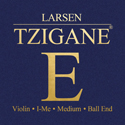 Larsen Violin strings Tzigane E steel ball medium